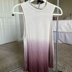 American Eagle Mockneck Ombré Tank